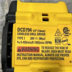 AS-IS DEWALT Atomic 20V Lithium-Ion Cordless Compact 1/2 in. Drill/Driver Kit