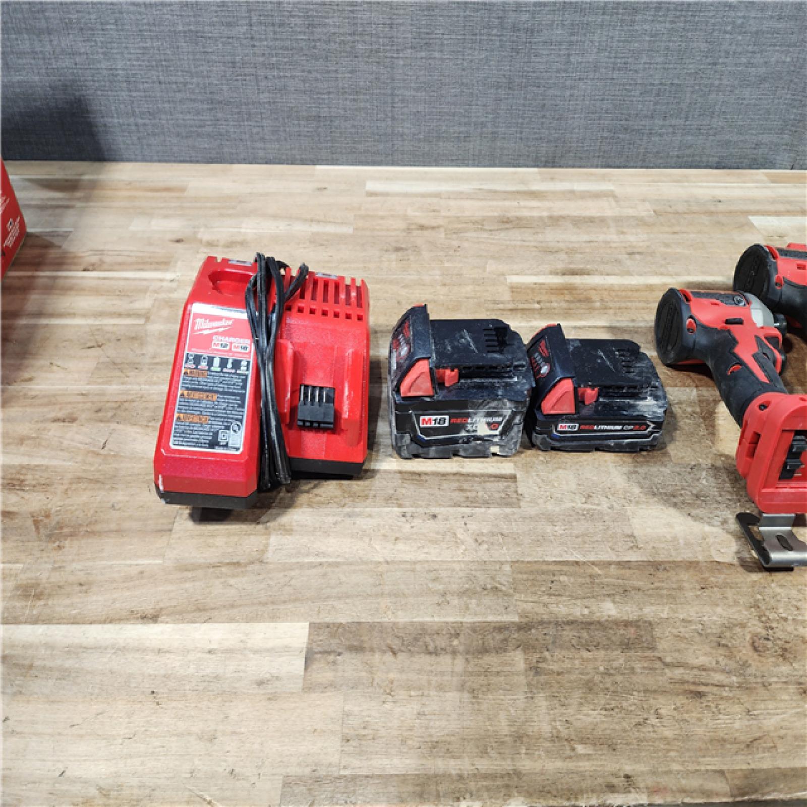 HOUSTON LOCATION - AS - IS Milwaukee 18-Volt Lithium-Ion Brushless Cordless Compact Hammer Drill/Impact Combo Kit