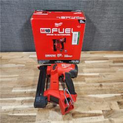 HOUSTON LOCATION - AS-IS Milwaukee  FUEL 18-Volt Lithium-Ion Brushless Cordless 18-Gauge 1/4 in. Narrow Crown Stapler (Tool-Only)