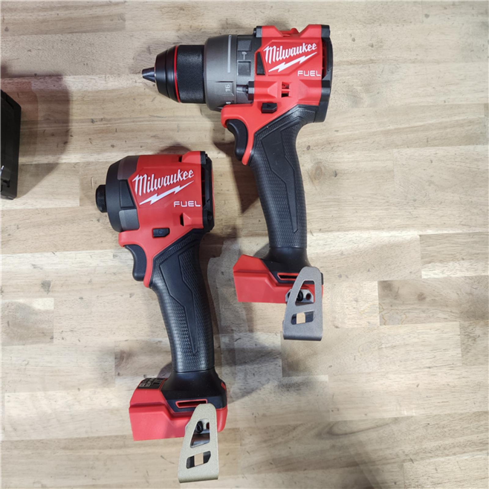 HOUSTON LOCATION - AS-IS MILWAUKEE FUEL 18V Lithium-Ion Brushless Cordless Hammer Drill and Impact Driver Combo Kit (2-Tool) with 2 Batteries