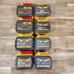 HOUSTON LOCATION - AS-IS DEWALT FLEXVOLT BATTERY PACK QTY - 8