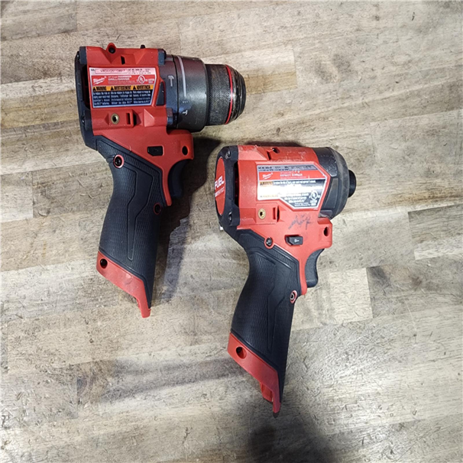 HOUSTON LOCATION - AS-IS Milwaukee 3497-22 12V Brushless Hammer Drill and Impact Driver Combo Kit