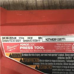 AS-IS Milwaukee 12-Volt Lithium-Ion FORCE LOGIC Copper Press Tool Kit