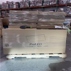 DALLAS LOCATION- AS-IS HOME HALCO 2 ft. x 4 ft 128-Watt Flat LED Panel Cool White 4000k (33 UNITS)