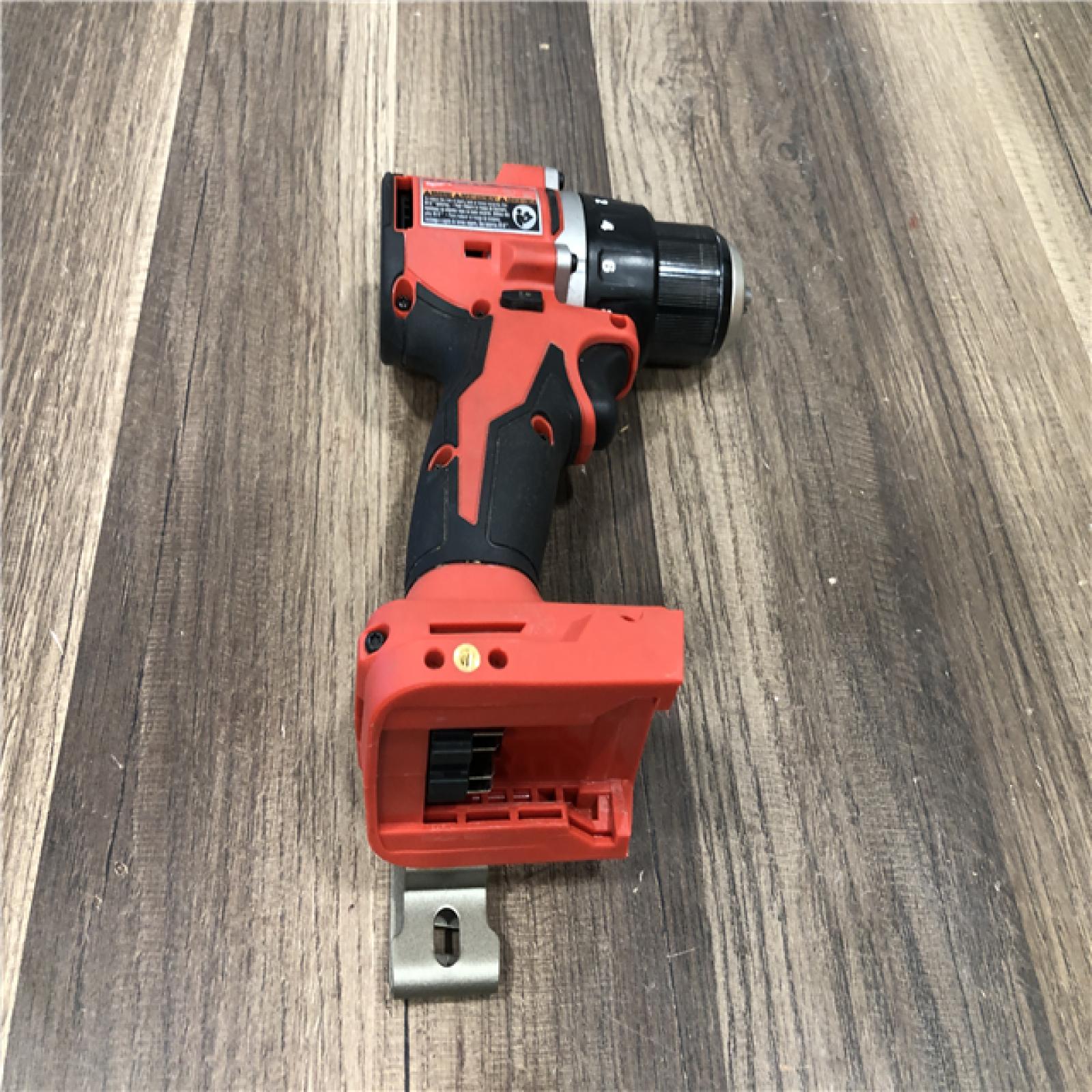 AS-IS Milwaukee 18V Lithium-Ion Brushless Cordless 1/2 in. Compact Drill/Driver (Tool-Only)
