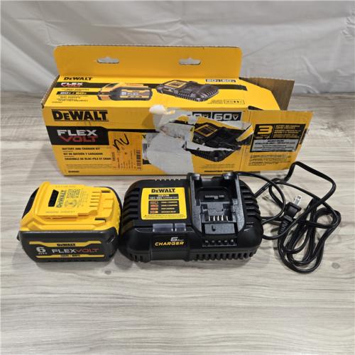 LIKE NEW! - DEWALT FLEXVOLT 20V/60V MAX Lithium-Ion 6.0Ah Battery Pack with 6 Amp Output Charger