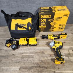 HOUSTON LOCATION - AS-IS (APPEARS LIKE NEW) DEWALT 20V Lithium-Ion Cordless 2-Tool Combo Kit