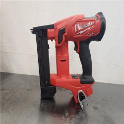 AS-IS- Milwaukee FUEL 18-Volt Lithium-Ion Brushless Cordless 18-Gauge 1/4 in. Narrow Crown Stapler (Tool-Only)