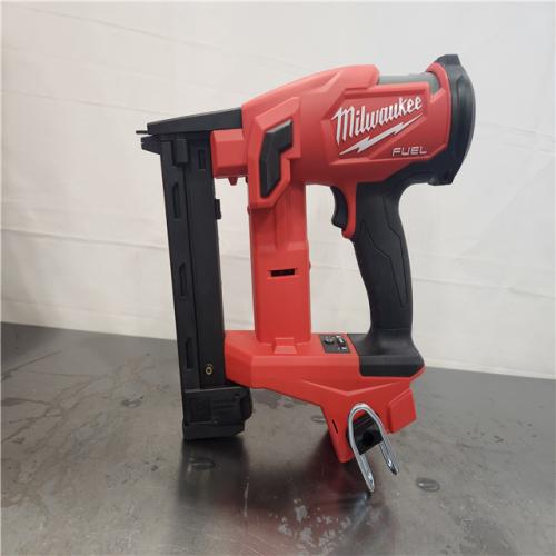 AS-IS- Milwaukee FUEL 18-Volt Lithium-Ion Brushless Cordless 18-Gauge 1/4 in. Narrow Crown Stapler (Tool-Only)