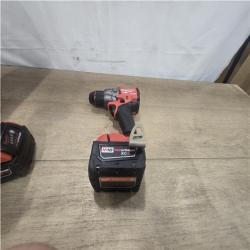 AS-IS Milwaukee FUEL 18V Lithium-Ion Brushless Cordless Hammer Drill and Impact Driver Combo Kit