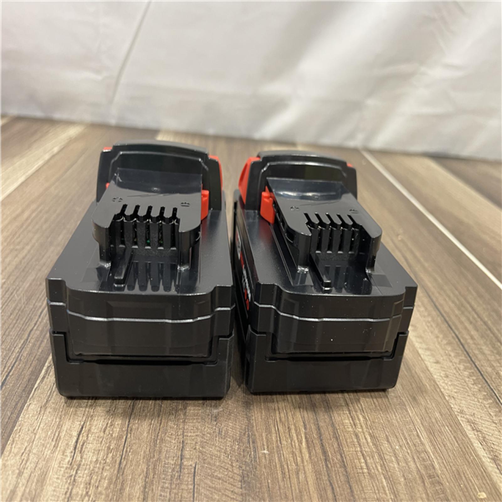 AS-IS Milwaukee M18 18-Volt Lithium-Ion XC Starter Kit with Two 5.0Ah Batteries and Charger