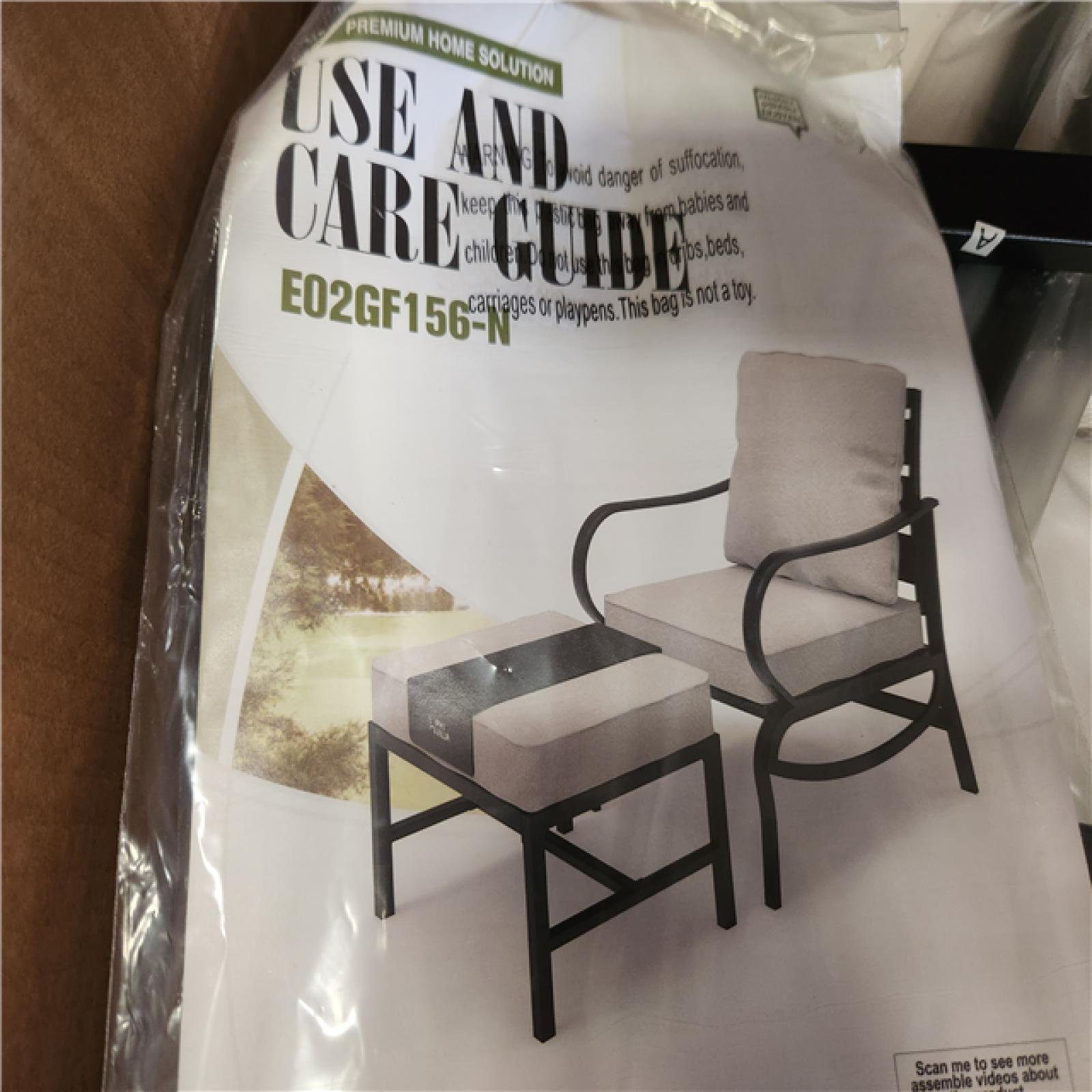 Phoenix NEW Premium Home 4-Piece Metal Patio Conversation Set