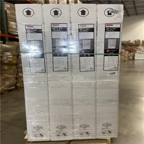DALLAS LOCATION - DELTA FAUCET 48X34IN SHPWER WALL PALLET - (4 UNITS)