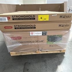 California NEW KETER Stronghold 10 x 15 Shed  Includes (2) 3.5ft Extension Kits