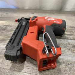AS-IS Milwaukee FUEL 18-Volt Lithium-Ion Brushless Cordless Gen II 18-Gauge Brad Nailer (Tool-Only)