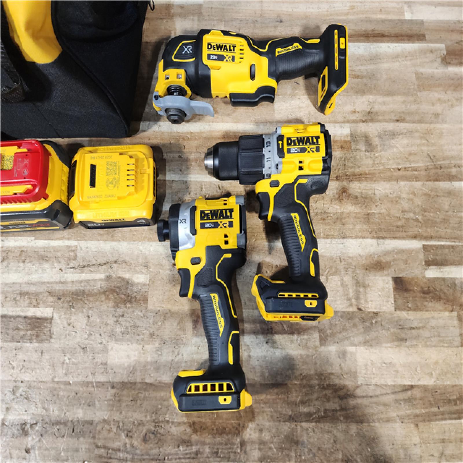 HOUSTON LOCATION - AS - IS DEWALT 20V MAX Lithium-Ion Cordless 3-Tool Combo Kit