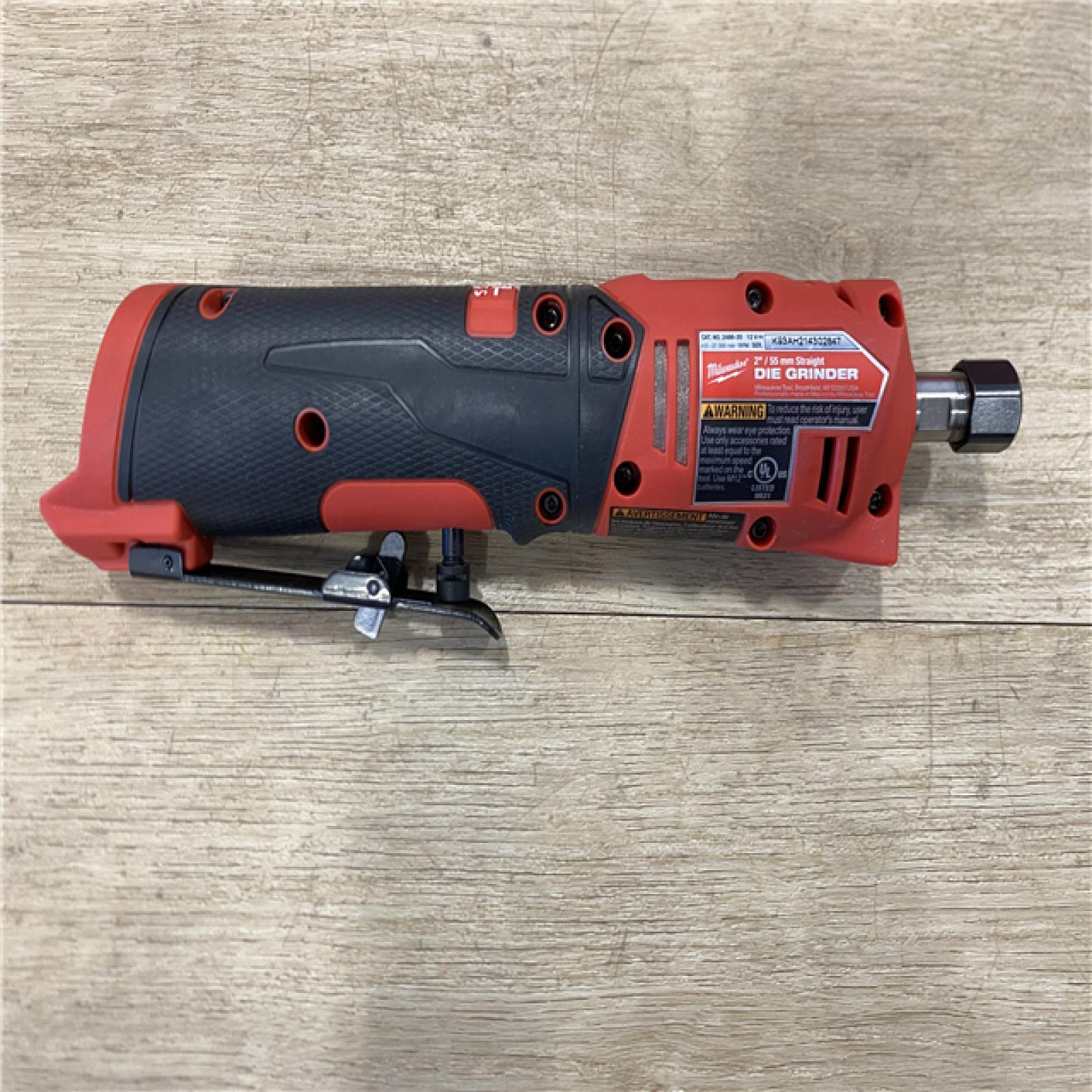 AS-IS Milwaukee FUEL 12V Lithium-Ion Brushless Cordless 1/4 in. Straight Die Grinder (Tool-Only)