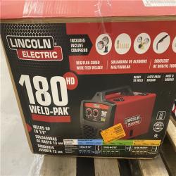 Dallas Location - As-Is Lincoln Electric Weld-Pak 180 Amp Welder