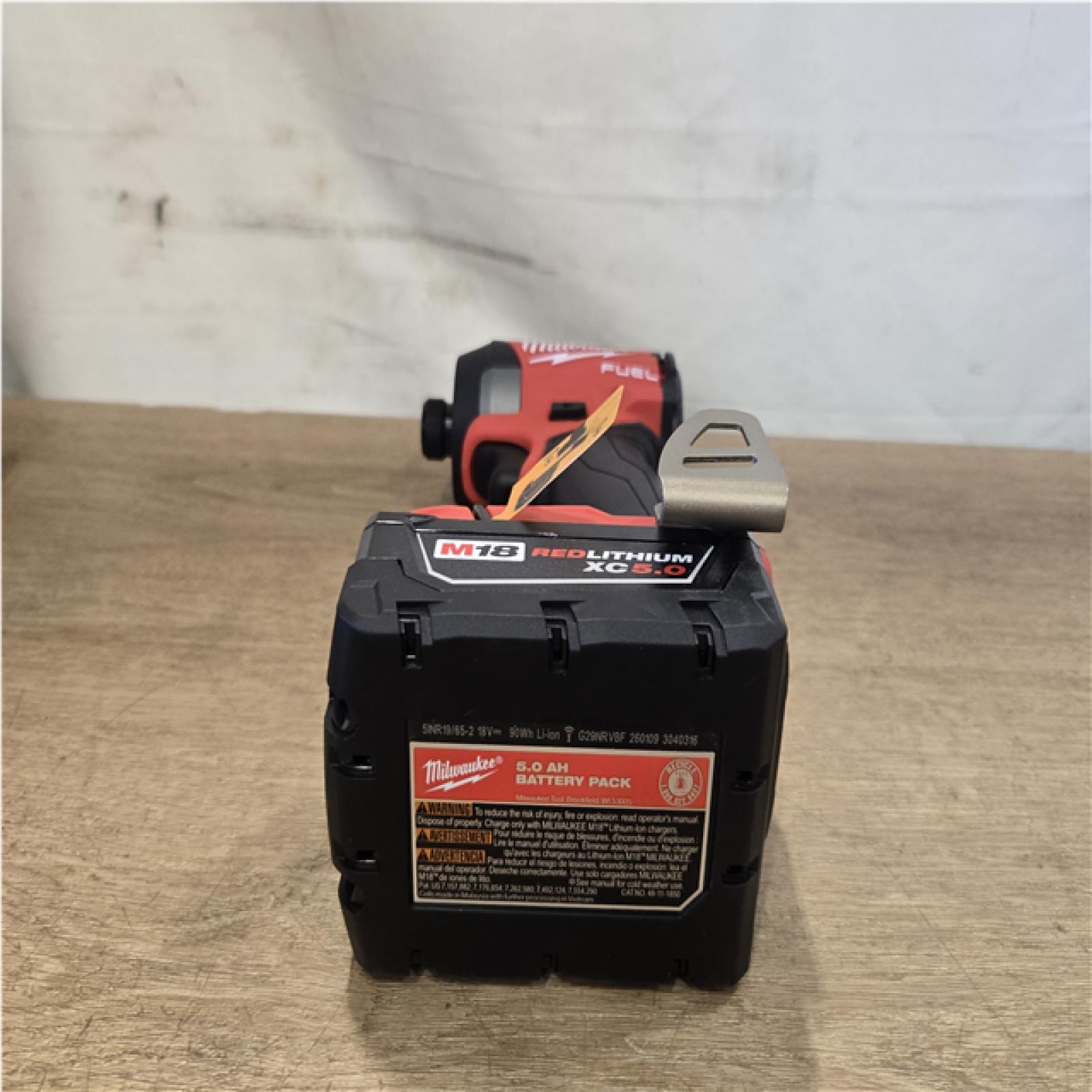 AS-IS Milwaukee FUEL 18V Lithium-Ion Brushless Cordless Hammer Drill and Impact Driver Combo Kit