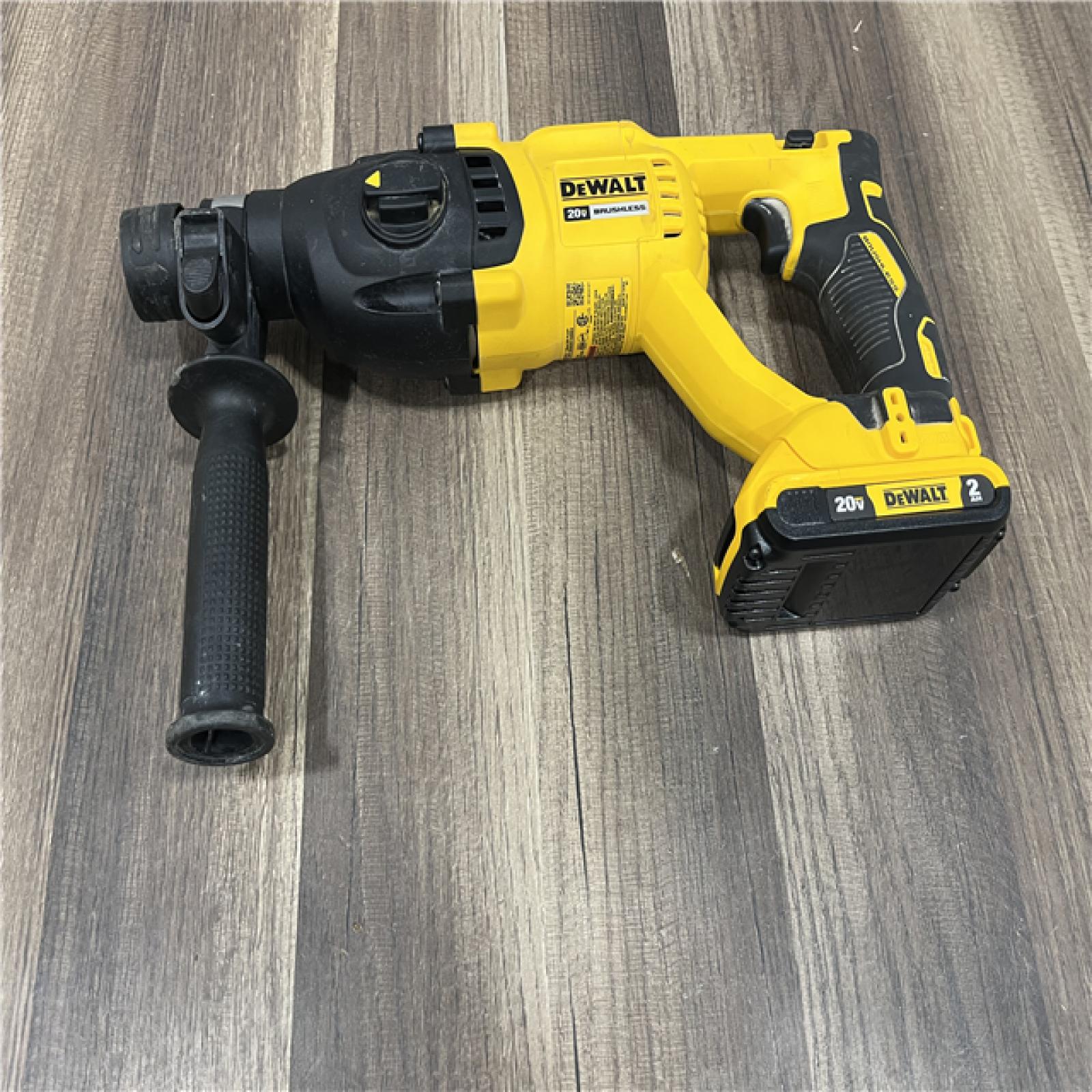 AS-IS DEWALT 20V MAX Cordless Brushless 1 in. SDS Plus D-Handle Concrete and Masonry Rotary Hammer (Tool Only)