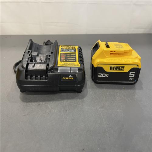 AS-IS - DEWALT 20-Volt Maximum XR 5.0 Ah Battery Pack and Charger