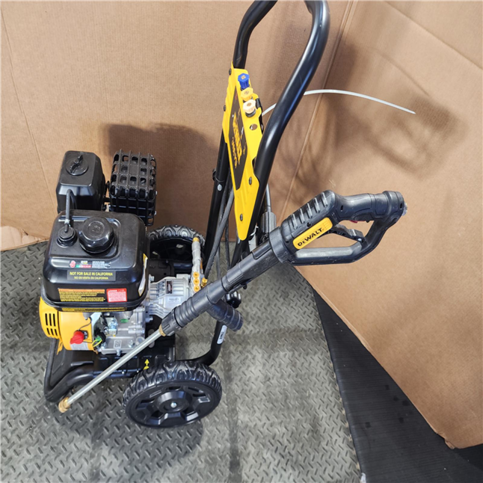 HOUSTON LOCATION - AS-IS DEWALT 3400 PSI 2.5 GPM Gas Cold Water Pressure Washer with 208cc Engine