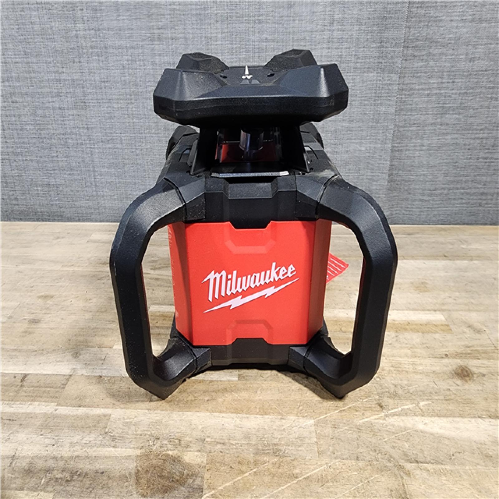 HOUSTON LOCATION - AS-IS M18 2000 Ft. Red Exterior Rotary Laser Level Kit with Receiver and Receiver Clamp