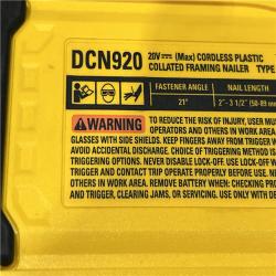 AS-IS DEWALT 20-Volt 21° Cordless Framing Nailer (Tool-Only)