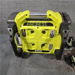 HOUSTON LOCATION - AS-IS RYOBI ONE+ 1800-Watt Power Station Battery Inverter Push Button Battery Generator/8-Port Charger with (4) 6.0 Ah Batteries