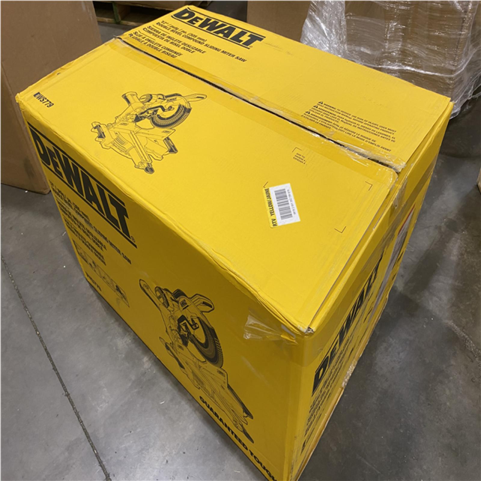 As-Is-  DEWALT 15 Amp Corded 12 in. Double Bevel Sliding Compound Miter Saw