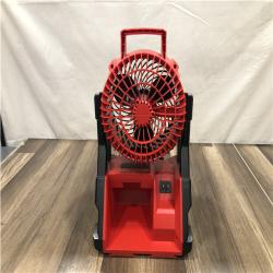 AS-IS - Milwaukee 18-Volt Lithium-Ion Brushless Cordless PACKOUT Jobsite Fan (Tool-Only)