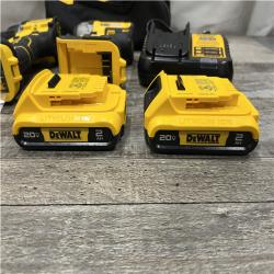 AS-IS DEWALT ATOMIC 20-Volt MAX Lithium-Ion Cordless Combo Kit