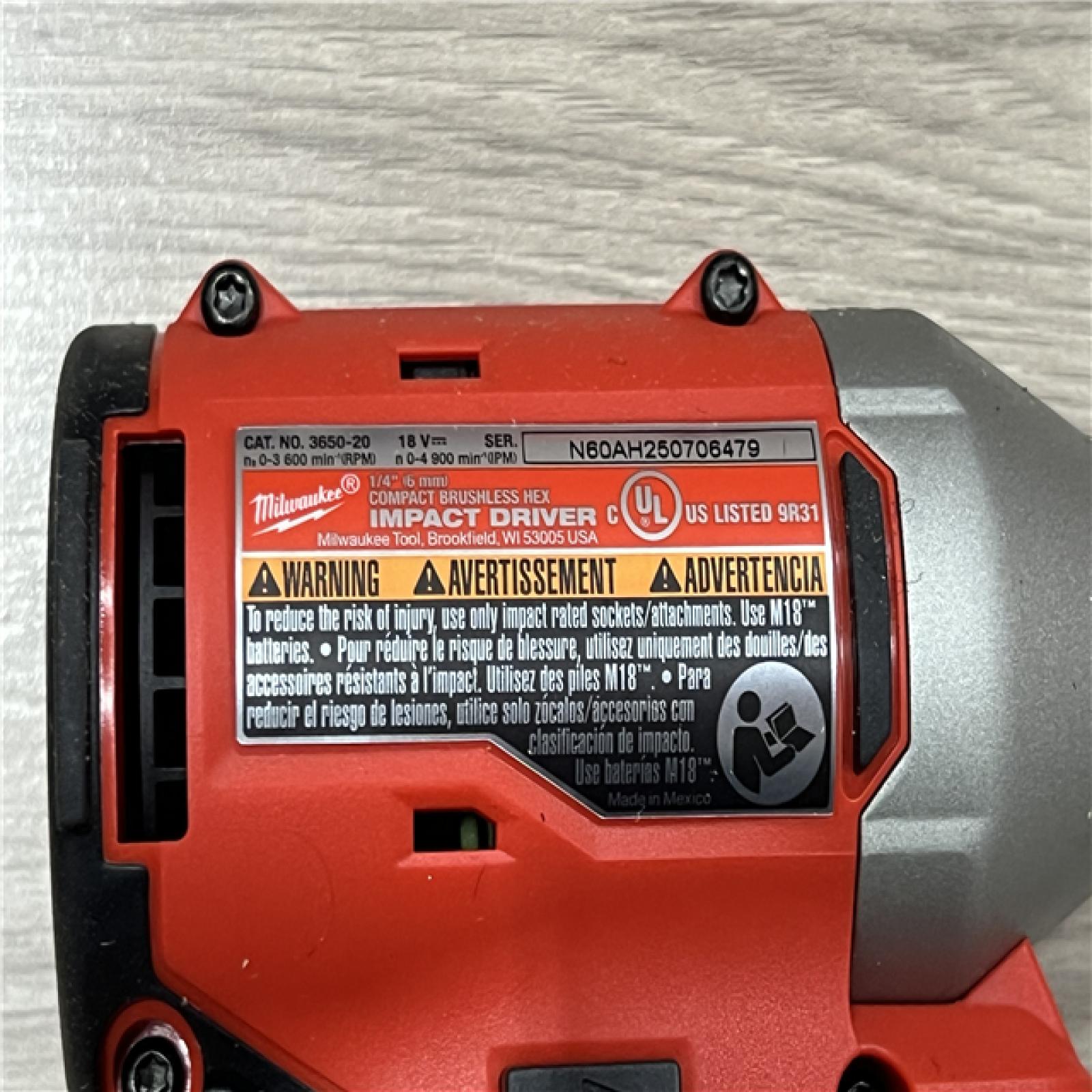 AS-IS Milwaukee 18V Lithium-Ion Brushless Cordless Compact Drill/Impact Combo Kit