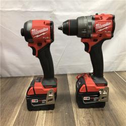 AS-IS Milwaukee FUEL 18V Lithium-Ion Brushless Cordless Hammer Drill and Impact Driver Combo Kit