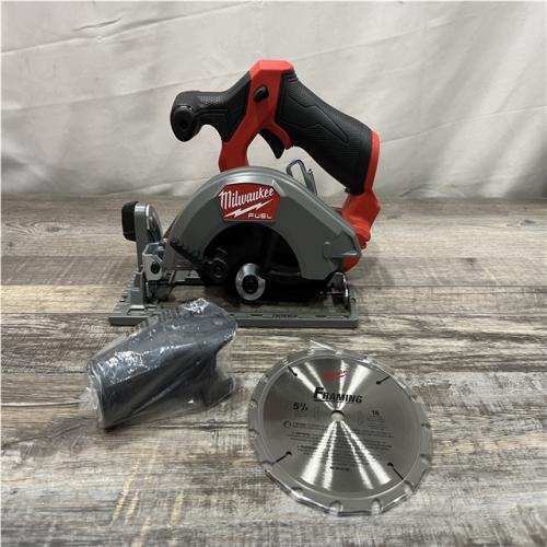 AS-IS Milwaukee FUEL 12V Lithium-Ion Brushless 5-3/8 in. Cordless Circular Saw (Tool-Only)