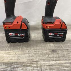 AS-IS Milwaukee FUEL 18V Lithium-Ion Brushless Cordless Hammer Drill and Impact Driver Combo Kit