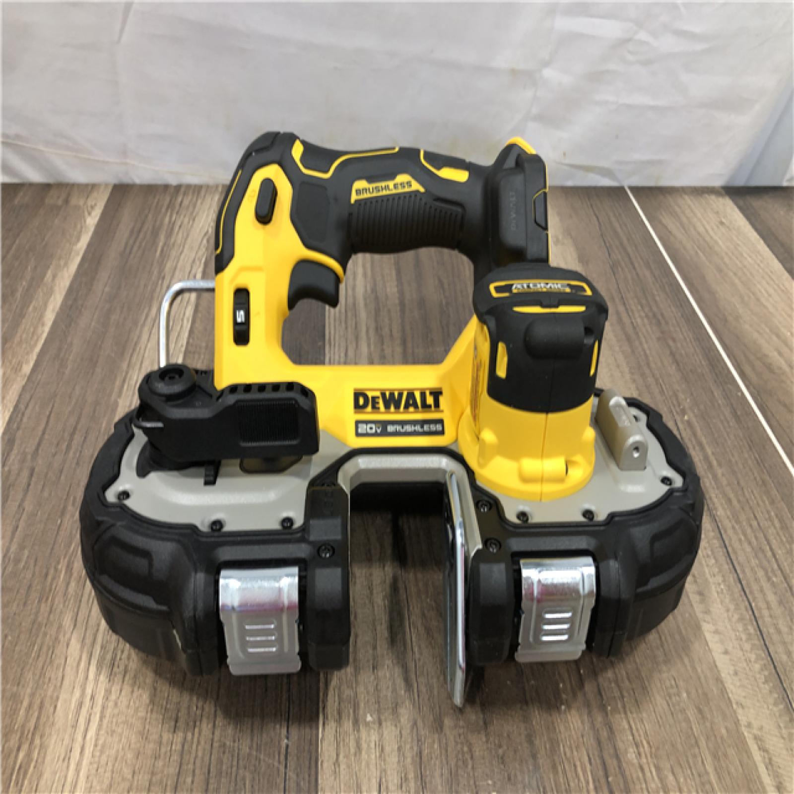 AS-IS DEWALT ATOMIC 20V MAX Lithium-Ion Cordless Brushless 1-3/4 in. Bandsaw Kit