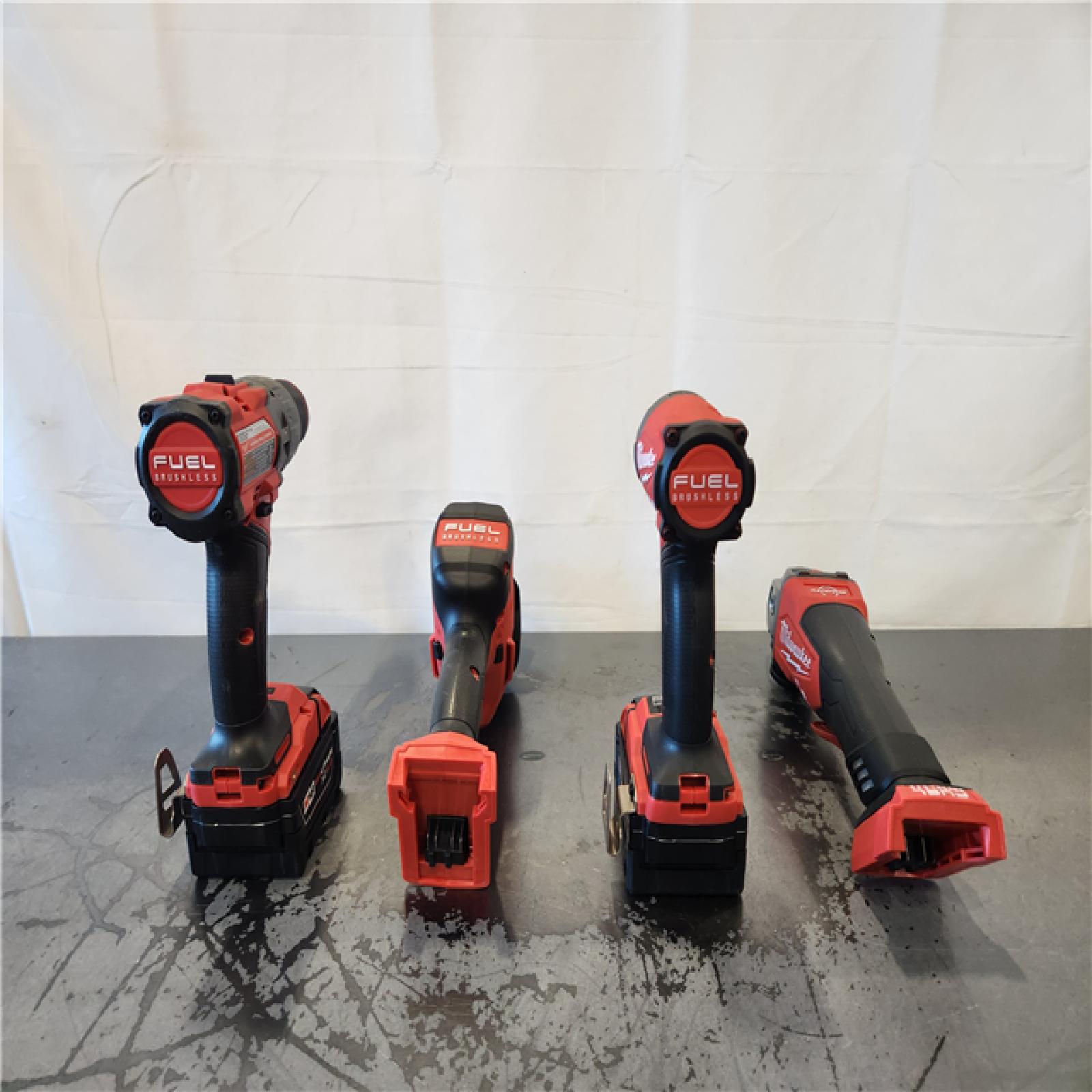AS-IS- Milwaukee FUEL18-Volt Lithium-Ion Cordless (4-Tool) Combo Kit