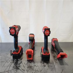 AS-IS- Milwaukee FUEL18-Volt Lithium-Ion Cordless (4-Tool) Combo Kit