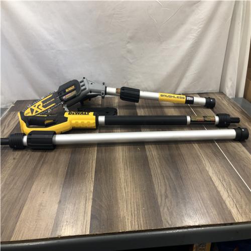 AS-IS DEWALT 20V MAX 8in. Brushless Cordless Battery Powered Pole Saw (Tool Only)