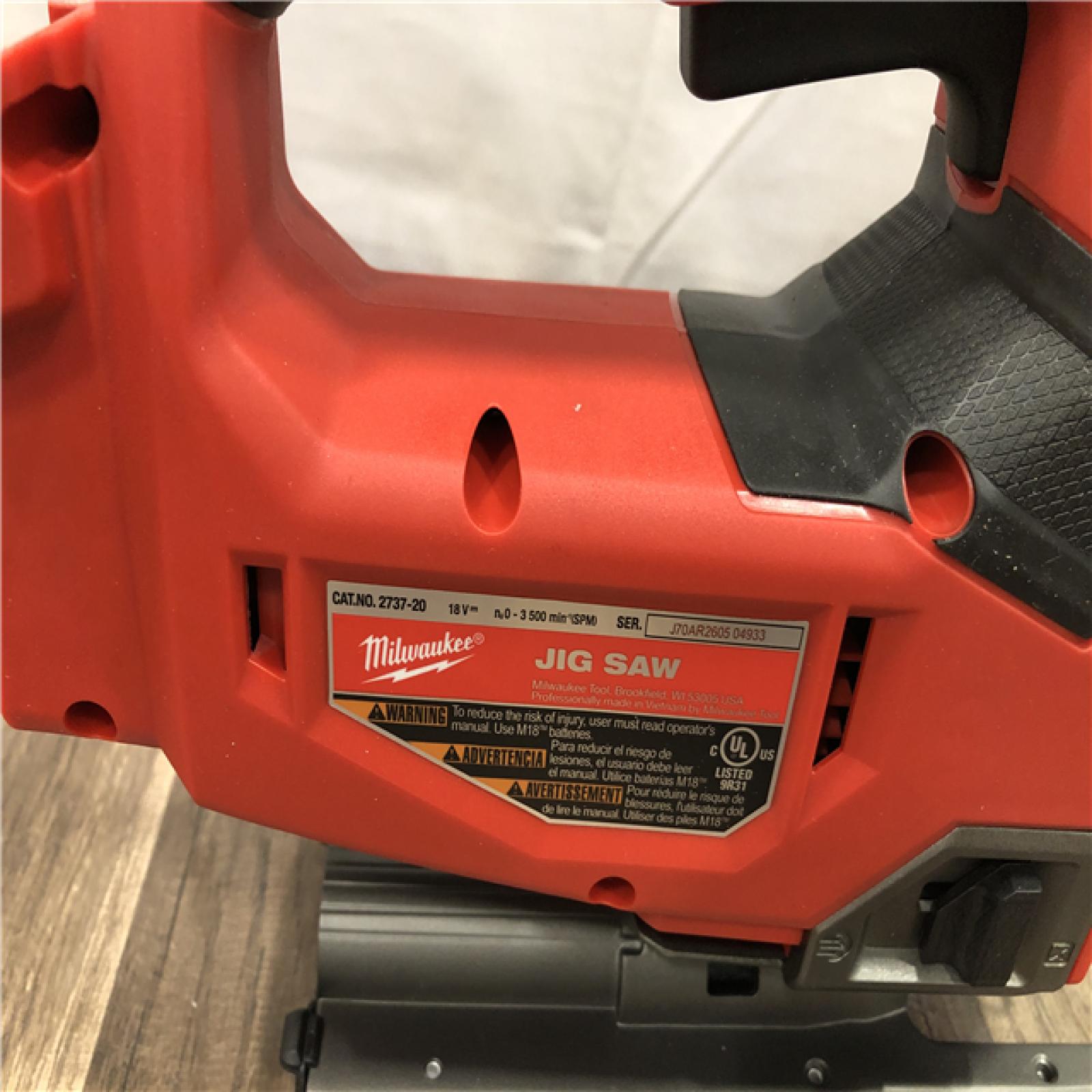 AS-IS Milwaukee FUEL 18V Lithium-Ion Brushless Cordless Jig Saw (Tool-Only)