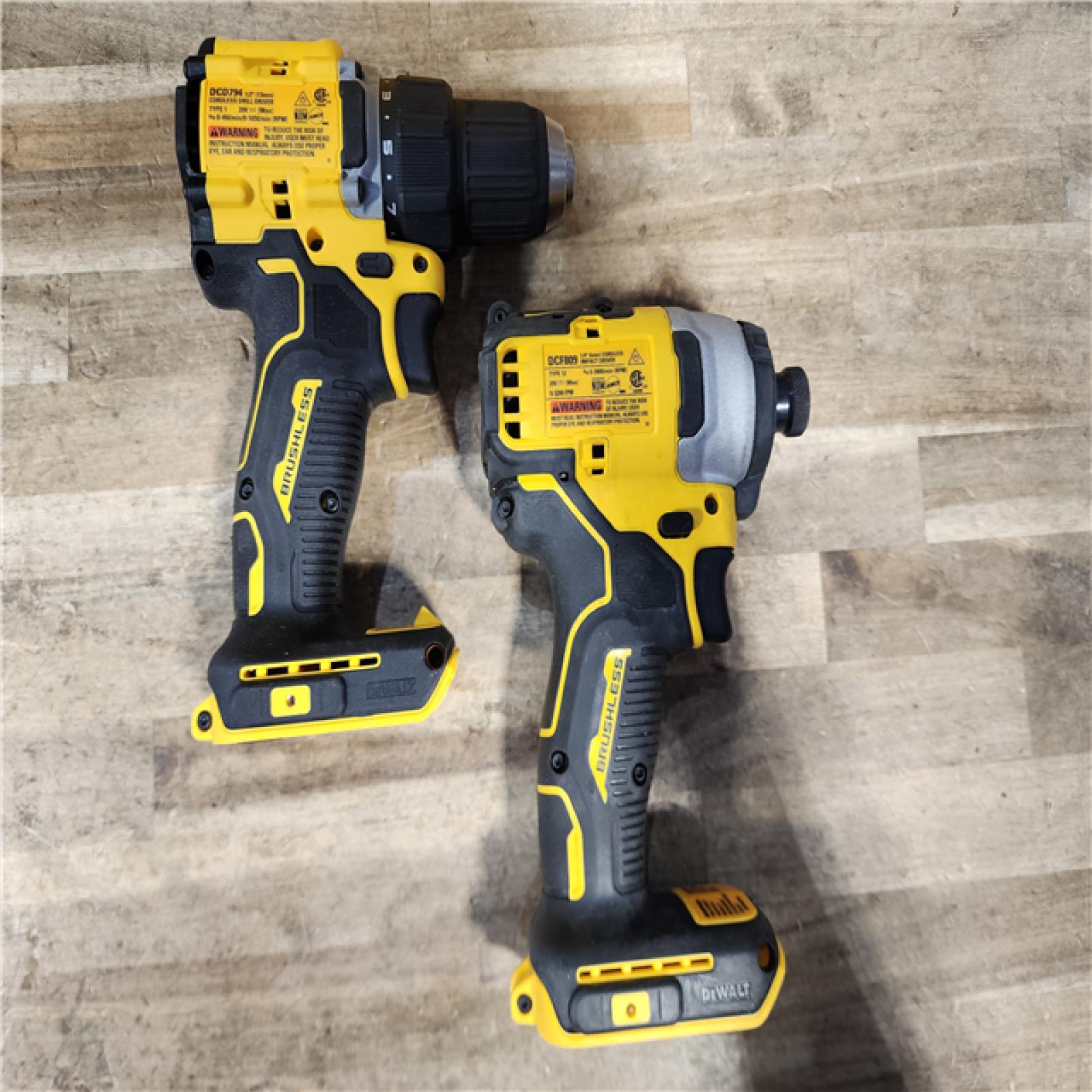 HOUSTON LOCATION - AS-IS DEWALT ATOMIC 20-Volt MAX Lithium-Ion Cordless Combo (2-Tool) Kit