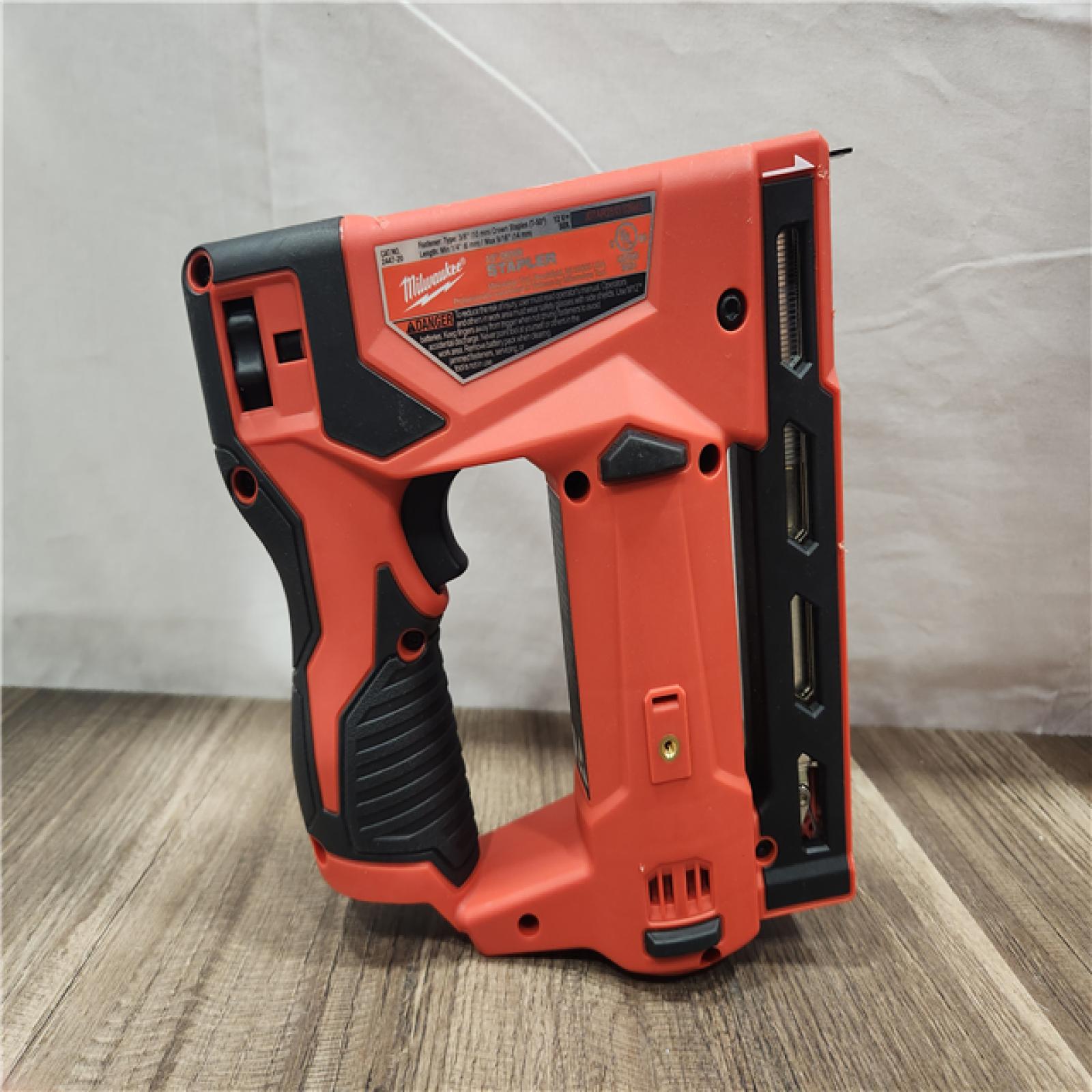 AS-IS- Milwaukee M12 3/8 Crown Stapler (Tool Only)