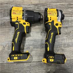 AS-IS DEWALT ATOMIC 20V MAX Lithium-Ion Cordless 2-Tool Combo Kit