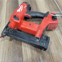 AS-IS MILWAUKEE FUEL 18-Volt Lithium-Ion Brushless Cordless 18-Gauge 1/4 in. Narrow Crown Stapler (Tool-Only)