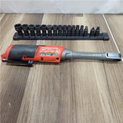 AS-IS Milwaukee M12 FUEL INSIDER Extended Reach Box Ratchet