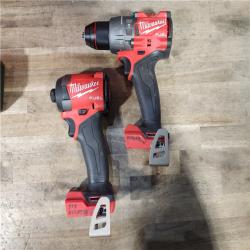HOUSTON LOCATION - AS-IS MILWAUKEE FUEL 18V Lithium-Ion Brushless Cordless Hammer Drill and Impact Driver Combo Kit