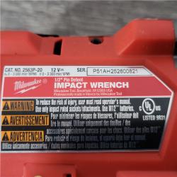 CALIFORNIA AS-IS MILWAUKEE M12 IMPACT WRENCH