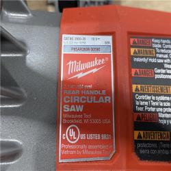 AS-IS Milwaukee FUEL 18V Lithium-Ion Cordless 7-1/4 in. Rear Handle Circular Saw (Tool-Only)