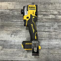 AS-IS DEWALT ATOMIC 20V MAX Cordless Brushless Compact 1/4 in. Impact Driver (Tool Only)